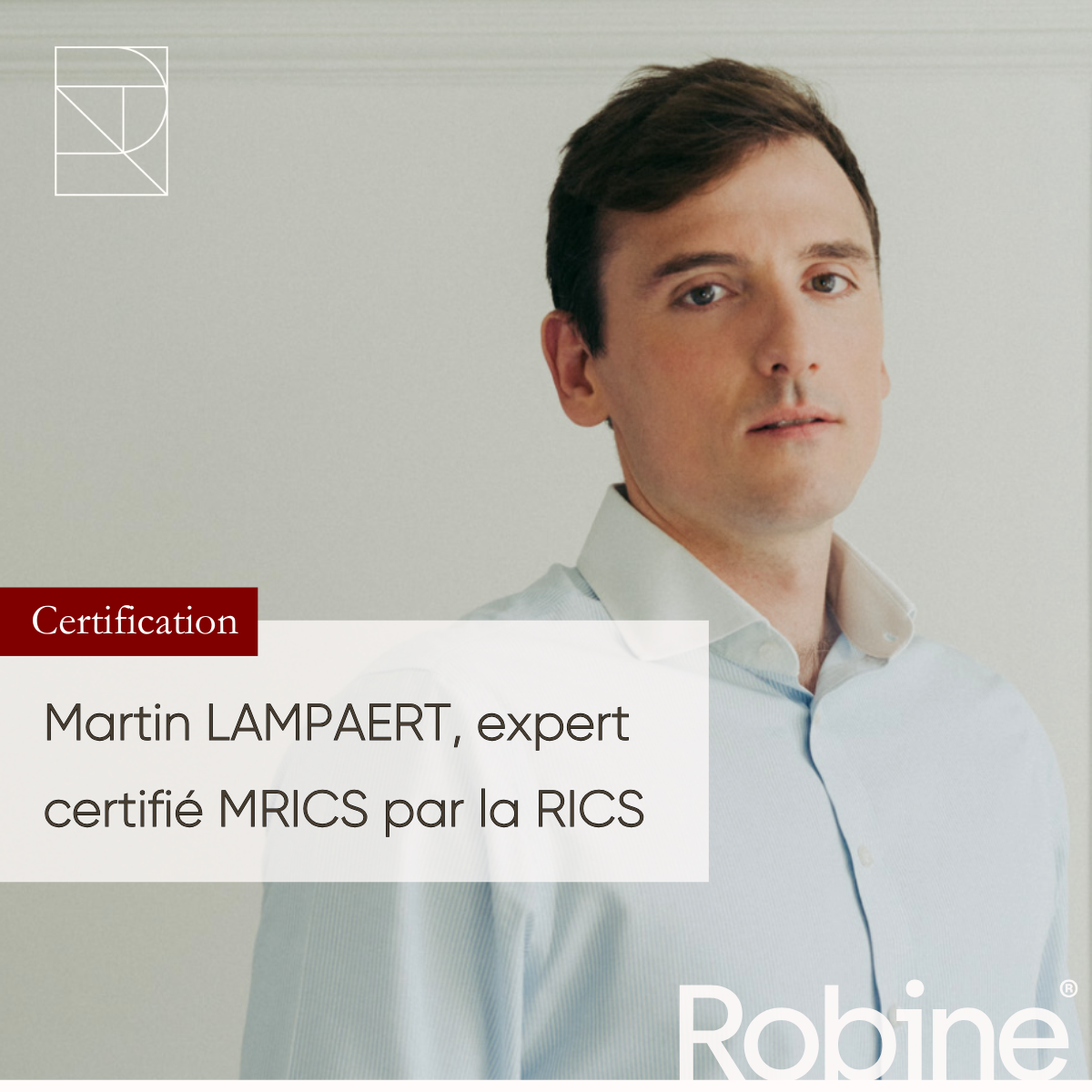 Martin LAMPAERT, expert certifié MRICS par la RICS France